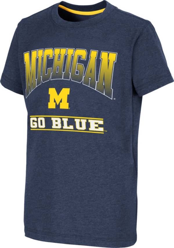 Colosseum Youth Michigan Wolverines Blue Toffee T-Shirt