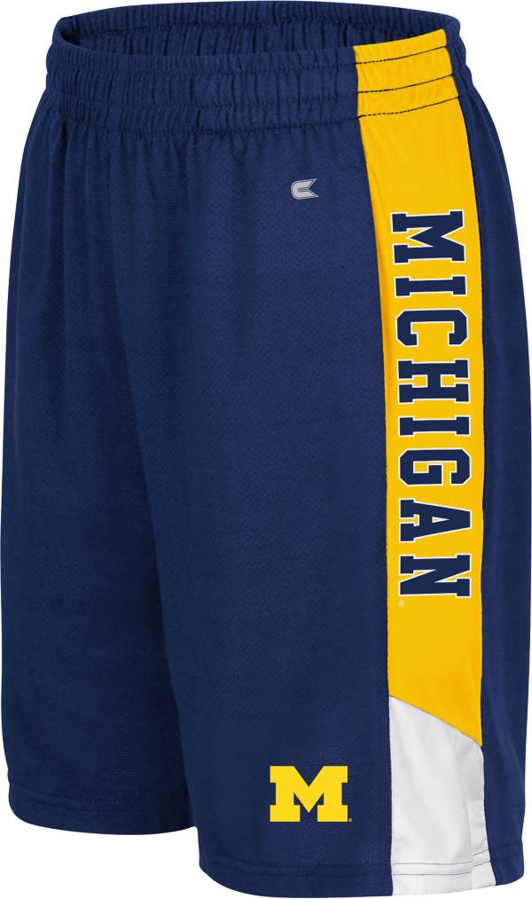 Colosseum Youth Michigan Wolverines Blue Wonkavision Shorts