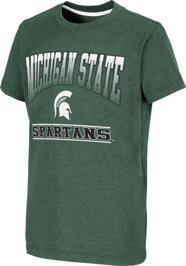 Colosseum Youth Michigan State Spartans Green Toffee T-Shirt