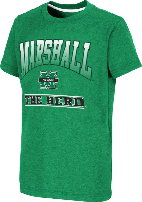 Colosseum Youth Marshall Thundering Herd Green Toffee T-Shirt