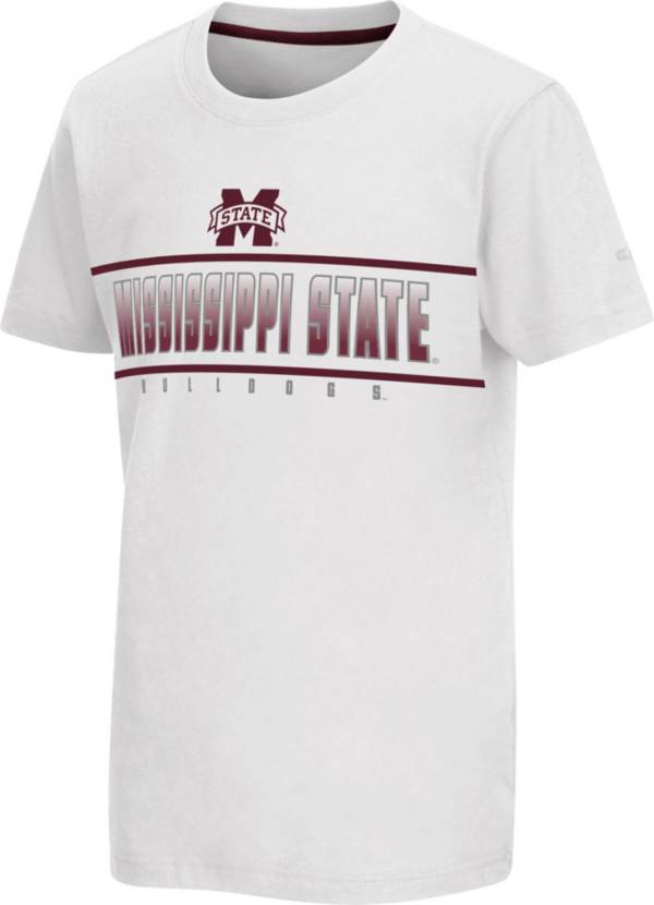 Colosseum Youth Mississippi State Bulldogs White Snozzberry T-Shirt