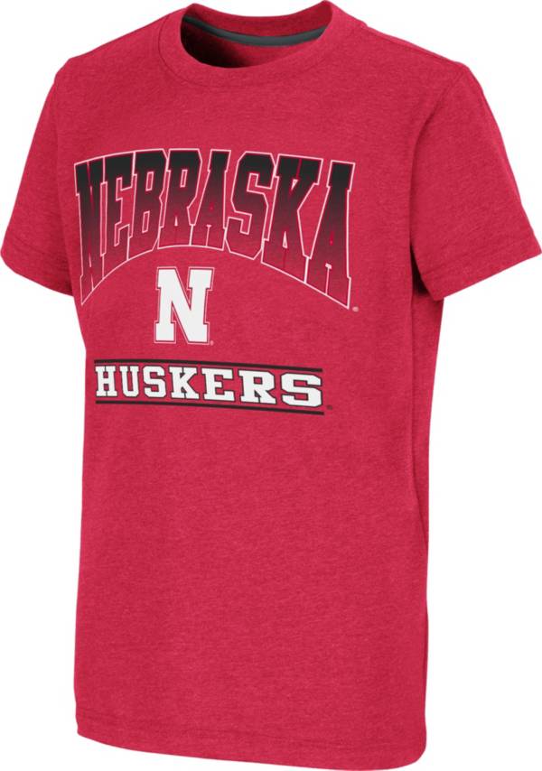 Colosseum Youth Nebraska Cornhuskers Scarlet Toffee T-Shirt