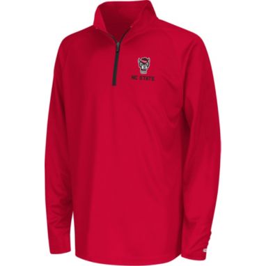 sorry, Colosseum Youth NC State Wolfpack Red Quarter-Zip Pullover Shirt is currently out of stock
