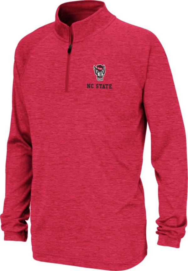 Colosseum Youth NC State Wolfpack Red Quarter-Zip Pullover Shirt product image