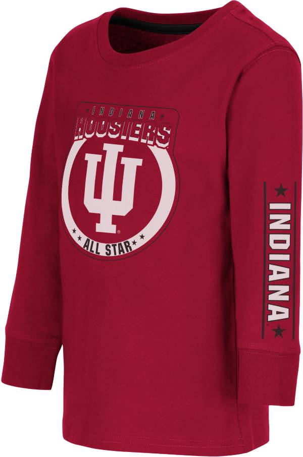 Colosseum Toddler Indiana Hoosiers Crimson Long Sleeve T-Shirt