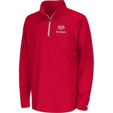 sorry, Colosseum Youth New Mexico Lobos Cherry Quarter-Zip Pullover Shirt is currently out of stock