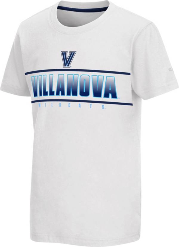 Colosseum Youth Villanova Wildcats White Snozzberry T-Shirt