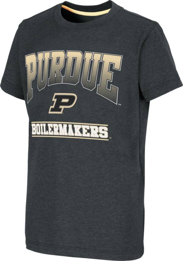 Colosseum Youth Purdue Boilermakers Black Toffee T-Shirt