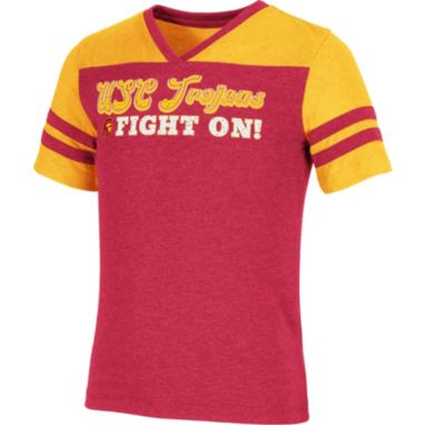 sorry, Colosseum Girl's USC Trojans Cardinal Aloha Football T-Shirt is currently out of stock