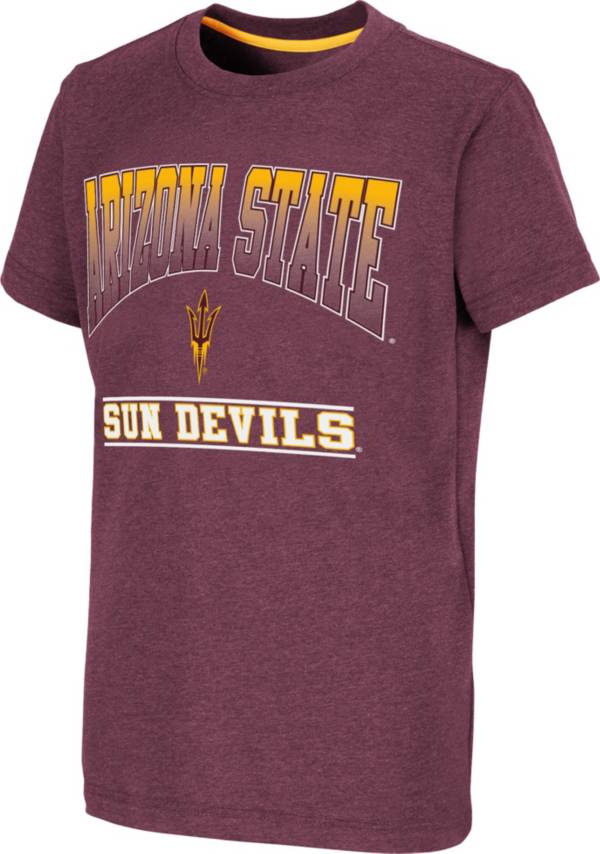 Colosseum Youth Arizona State Sun Devils Maroon Toffee T-Shirt