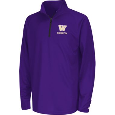 sorry, Colosseum Youth Washington Huskies Purple Quarter-Zip Pullover Shirt is currently out of stock
