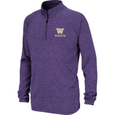 sorry, Colosseum Youth Washington Huskies Purple Quarter-Zip Pullover Shirt is currently out of stock