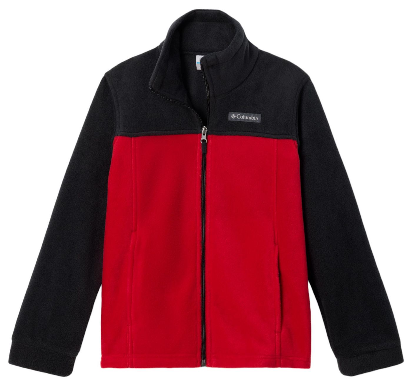 Columbia red fleece jacket on sale