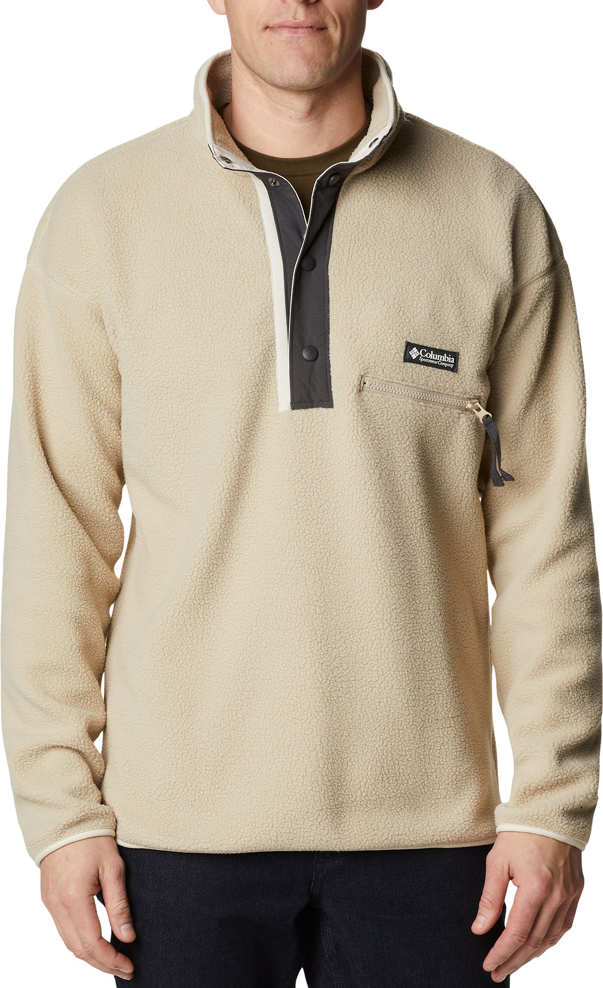 columbia fleece button up