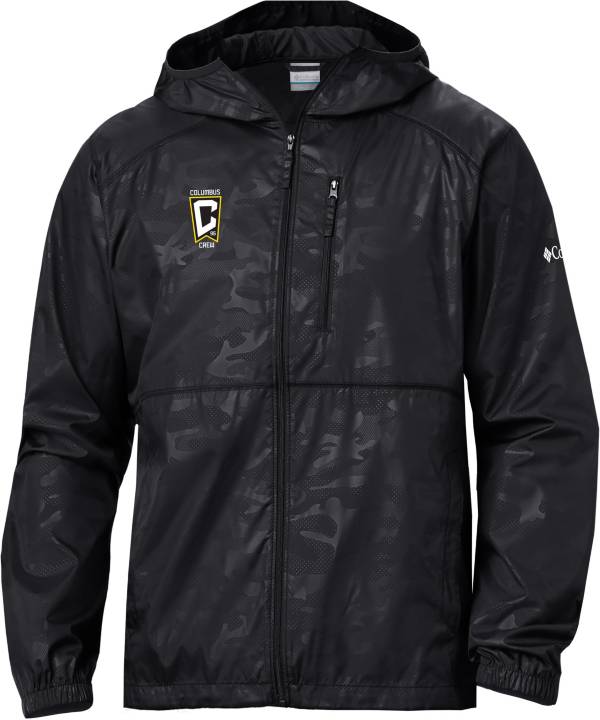 Columbia Women's Columbus Crew Black Flash Forward Camo Windbreaker