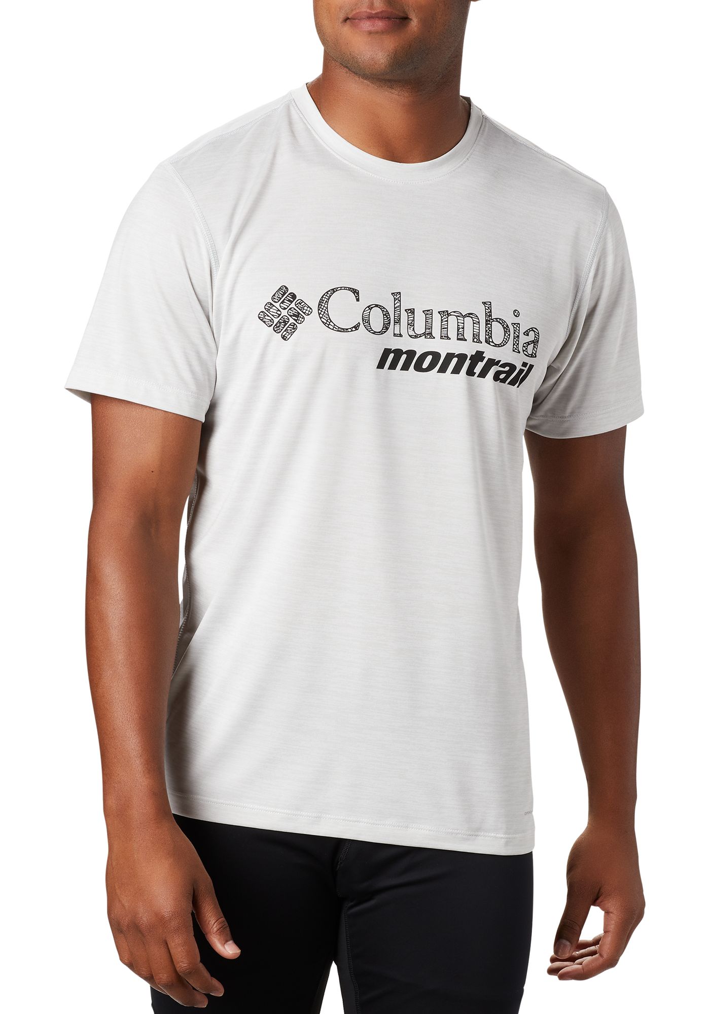 Columbia Men s Trinity Trail Graphic T Shirt Medium White