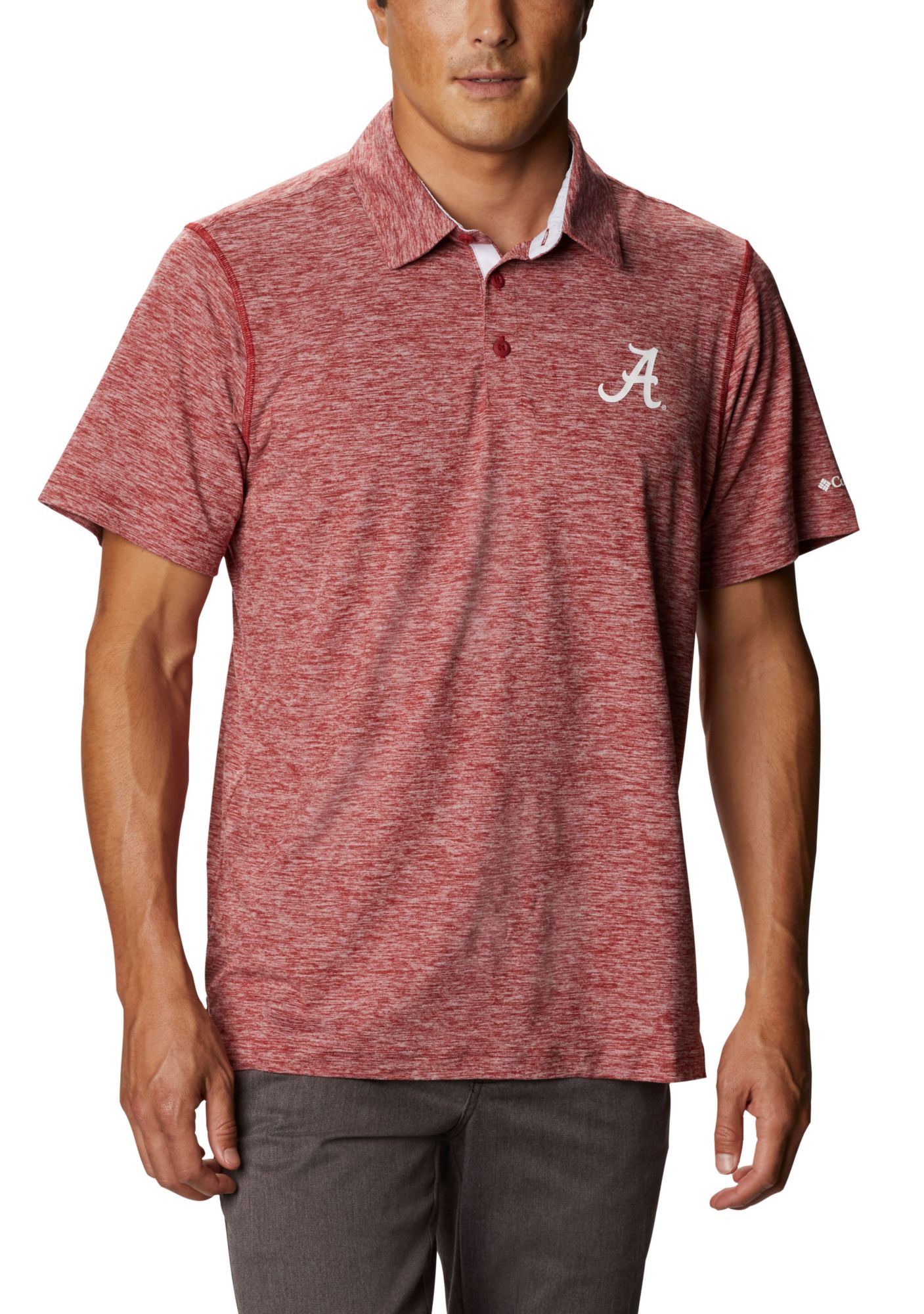 Columbia Men's Alabama Crimson Tide Crimson Tech Trail Polo product image