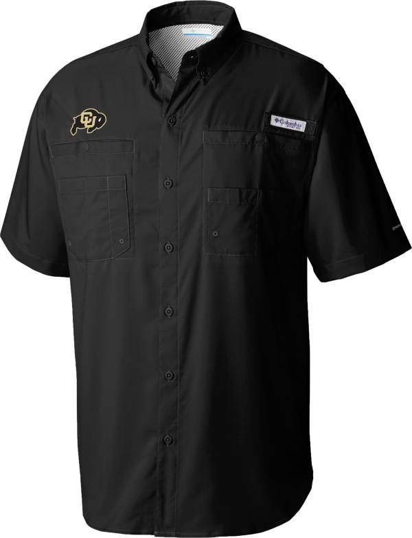 Columbia Men's Colorado Buffaloes Black Tamiami Button Down Shirt product image