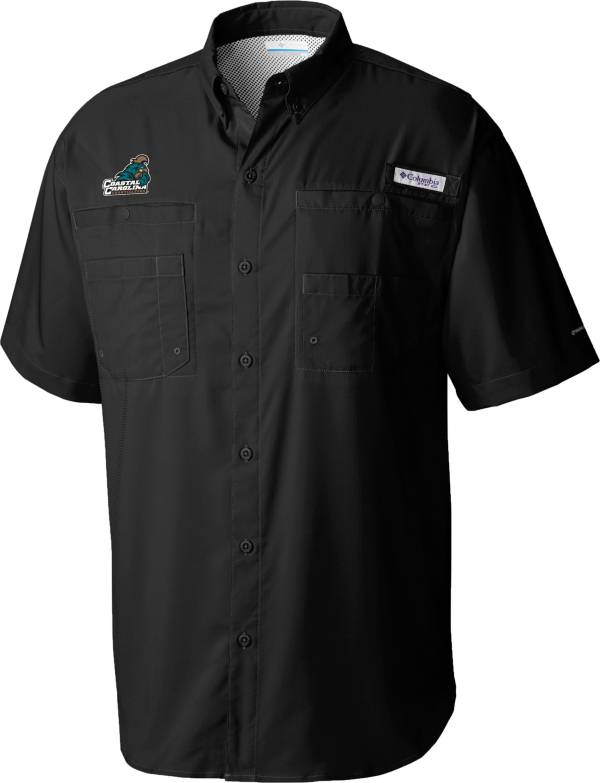 Columbia Men's Coastal Carolina Chanticleers Black Tamiami Button Down Shirt product image