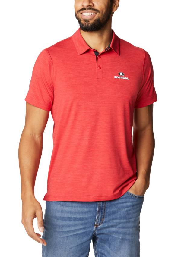 Columbia Men's Bulldogs Red Tech Trail Polo Dick's Sporting Goods