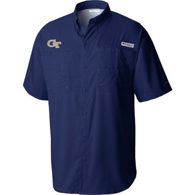 sorry, Columbia Men's Georgia Tech Yellow Jackets Navy Tamiami Button Down Shirt is currently out of stock
