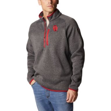 sorry, Columbia Men's Oklahoma Sooners Grey Canyon Point Half-Zip Pullover Fleece Jacket is currently out of stock