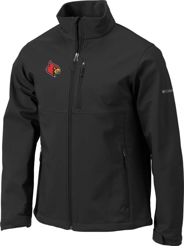 Columbia Men's Louisville Cardinals Black Ascender Full-Zip Jacket