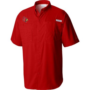 sorry, Columbia Men's Louisville Cardinals Cardinal Red Tamiami Button Down Shirt is currently out of stock