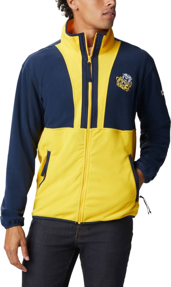 Columbia Back Bowl full zip fleece in blue