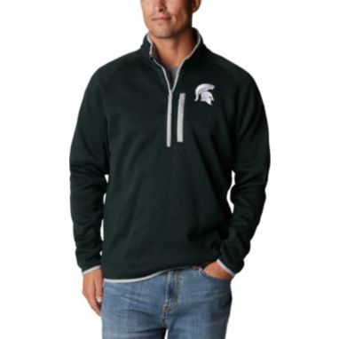 sorry, Columbia Men's Michigan State Spartans Green Canyon Point Half-Zip Pullover Fleece Jacket is currently out of stock