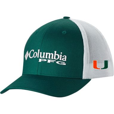 sorry, Columbia Men's Miami Hurricanes Green PFG Mesh Adjustable Hat is currently out of stock