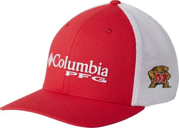 Red columbia pfg store hat