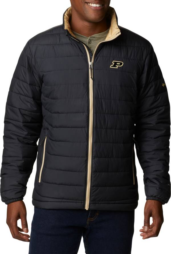 Columbia Men's Purdue Boilermakers Black CLG Powder Lite&trade; Jacket