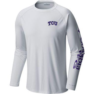 sorry, Columbia Men's TCU Horned Frogs White Terminal Tackle Long Sleeve T-Shirt is currently out of stock