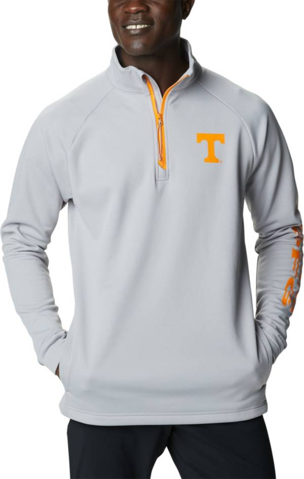 Columbia Men's Tennessee Volunteers Grey PFG Terminal Tackle Quarter-Zip Pullover Shirt