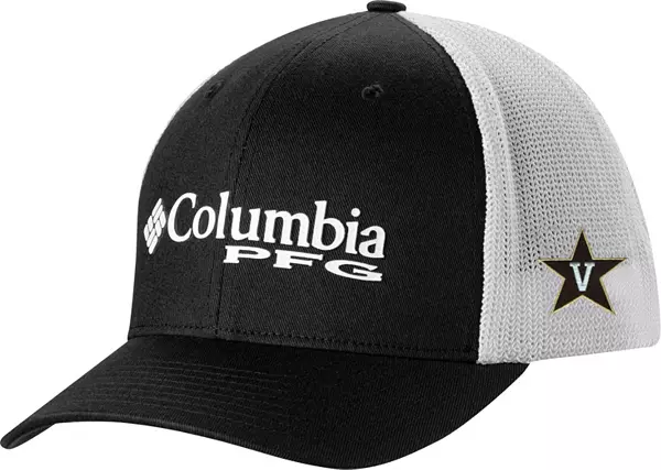 Columbia Men's Vanderbilt Commodores Black PFG Snapback Adjustable Hat