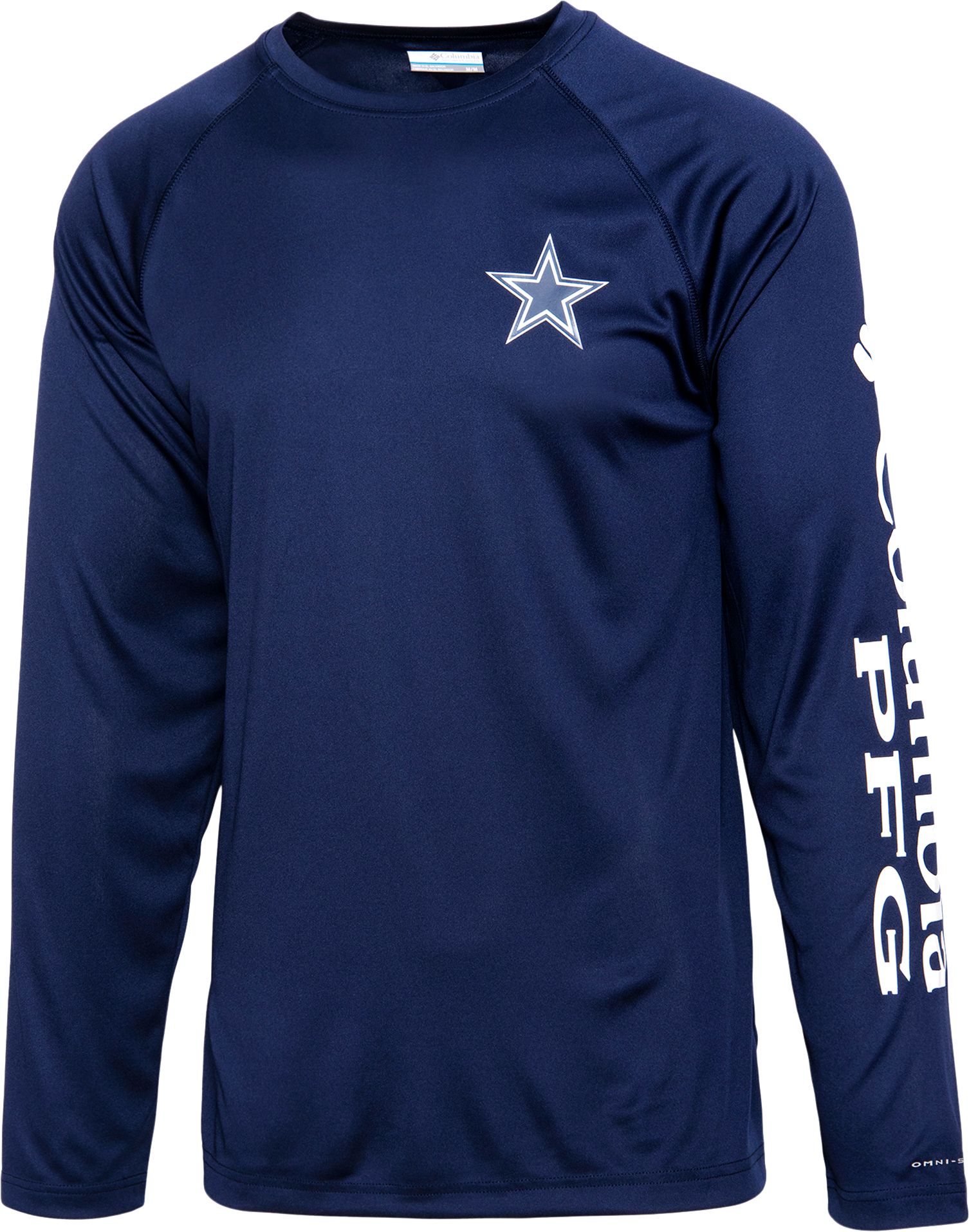 Columbia Men's Dallas Cowboys Terminal Navy Tackle Long Sleeve T-Shirt product image