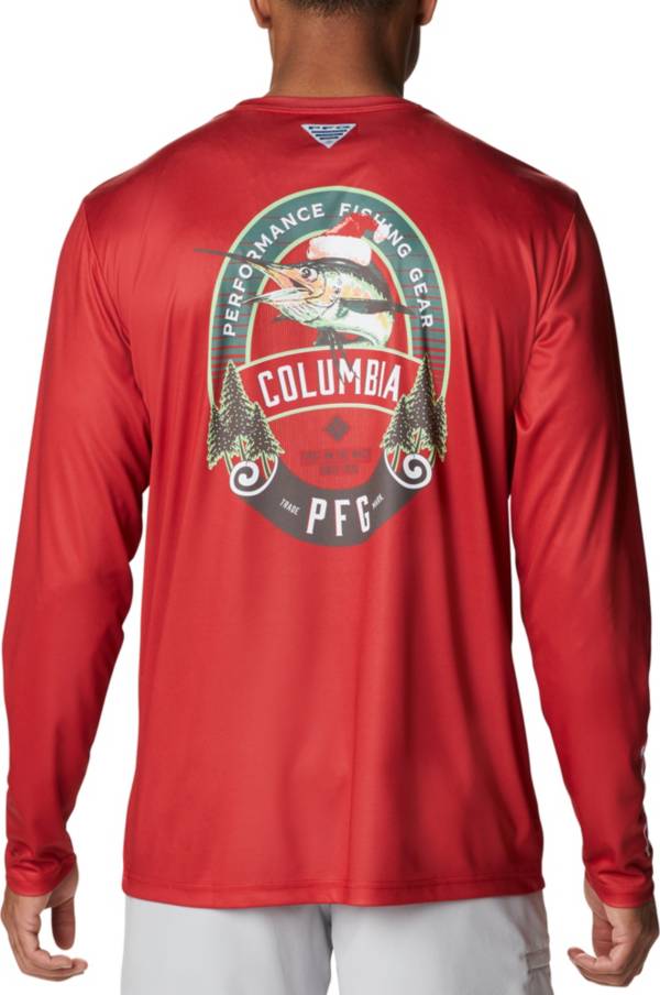 Columbia Men's Terminal Tackle Vintage Sign Long Sleeve Shirt