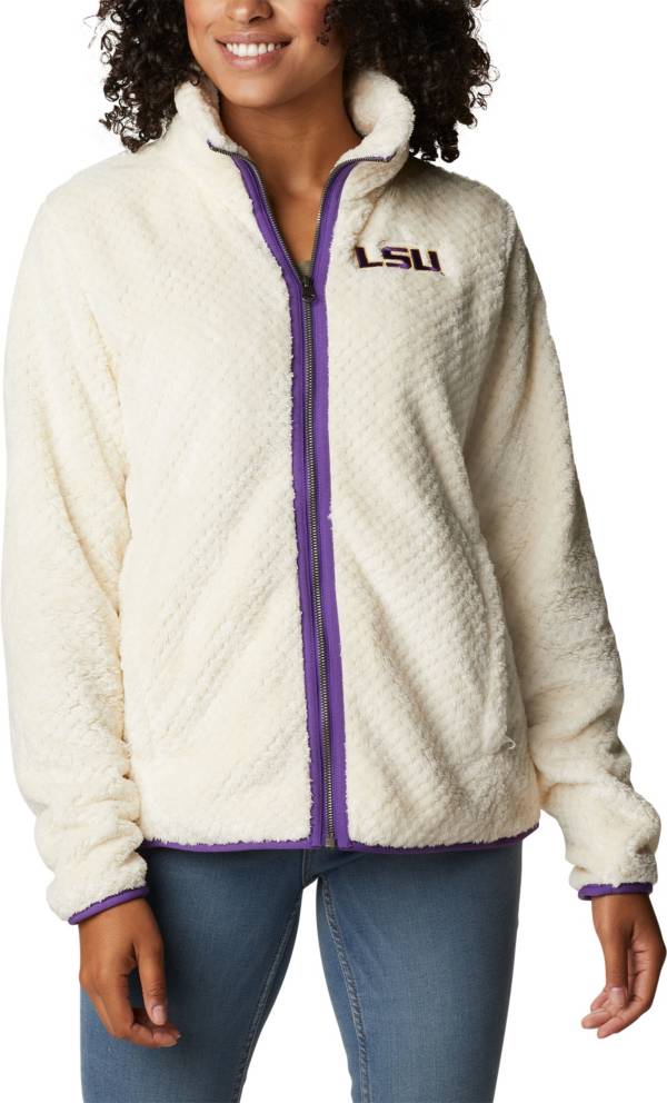 Columbia Women's Nebraska Cornhuskers White Fire Side Sherpa Full-Zip Jacket product image