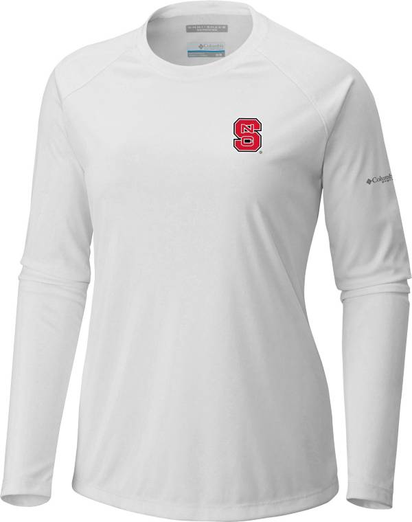 Columbia Women's NC State Wolfpack White Tidal Long Sleeve T-Shirt product image