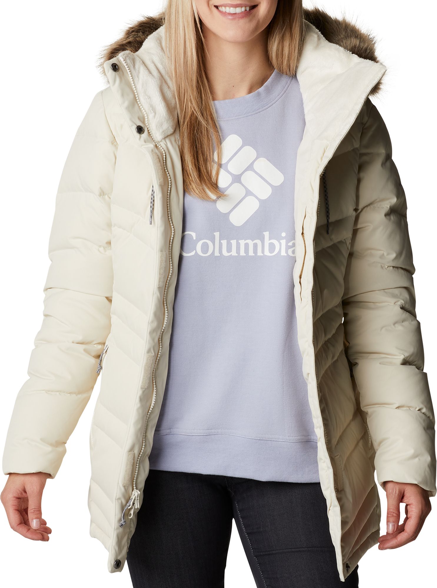 columbia fur jacket