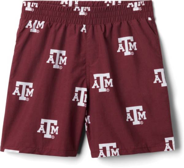 Columbia Youth Texas A&M Aggies Backcast Printed Performance Maroon Shorts product image