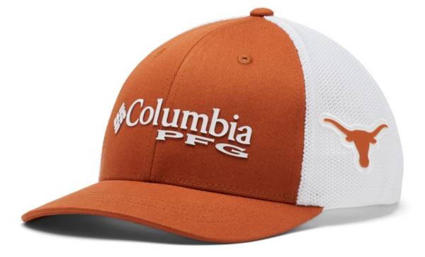 Columbia Youth Texas Longhorns Burnt Orange PFG Mesh Adjustable