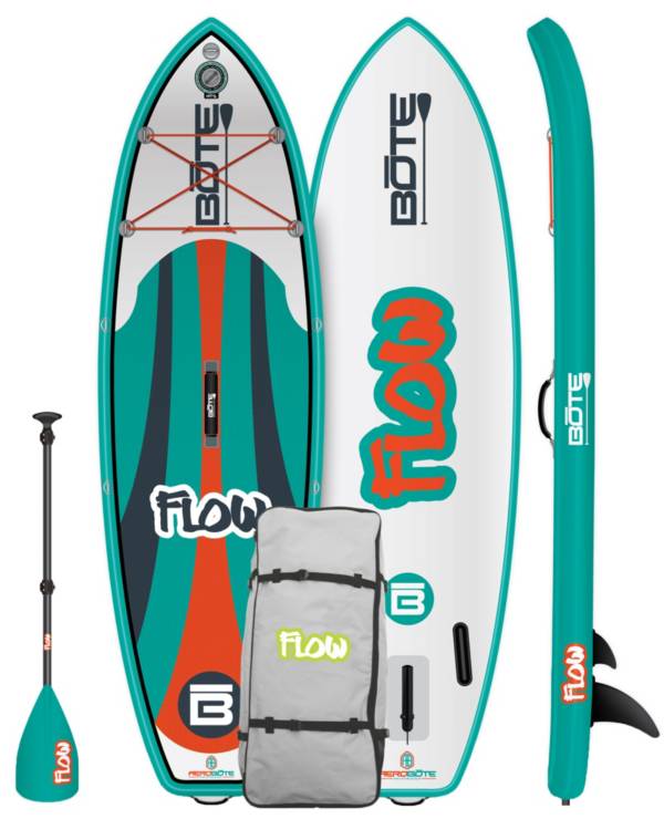 Bote Flow Aero 8' Native Teal Kids Inflatable Paddle Board Set product image