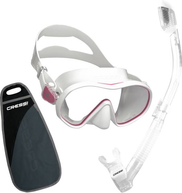 Cressi F-Dual & Supernova Dry Snorkeling Combination Set