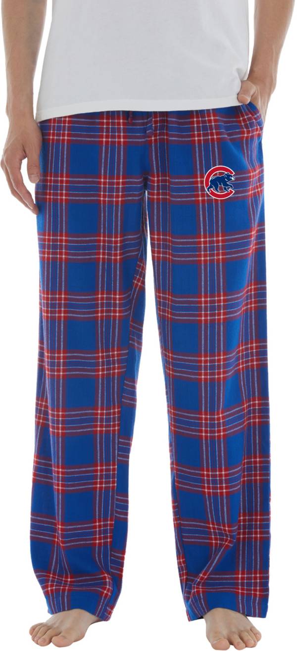 Concepts Sport Men's Chicago Cubs Royal Accolade Flannel Pants product image