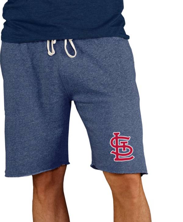 Concepts Sport Men's St. Louis Cardinals Navy Mainstream Terry Shorts product image
