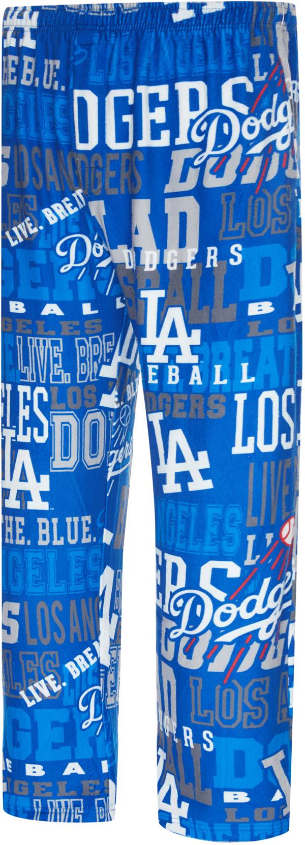 Concepts Men's Los Angeles Dodgers Royal Ensemble All Over Print Pants