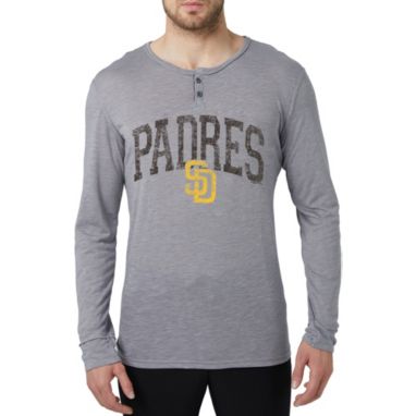 sorry, Concepts Men's San Diego Padres Grey Henley Long Sleeve Shirt is currently out of stock