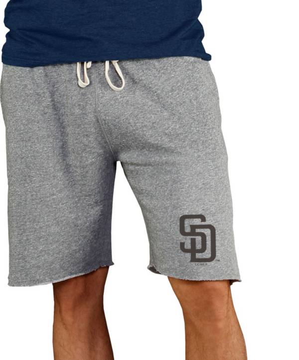 Concepts Sport Men's San Diego Padres Grey Mainstream Terry Shorts